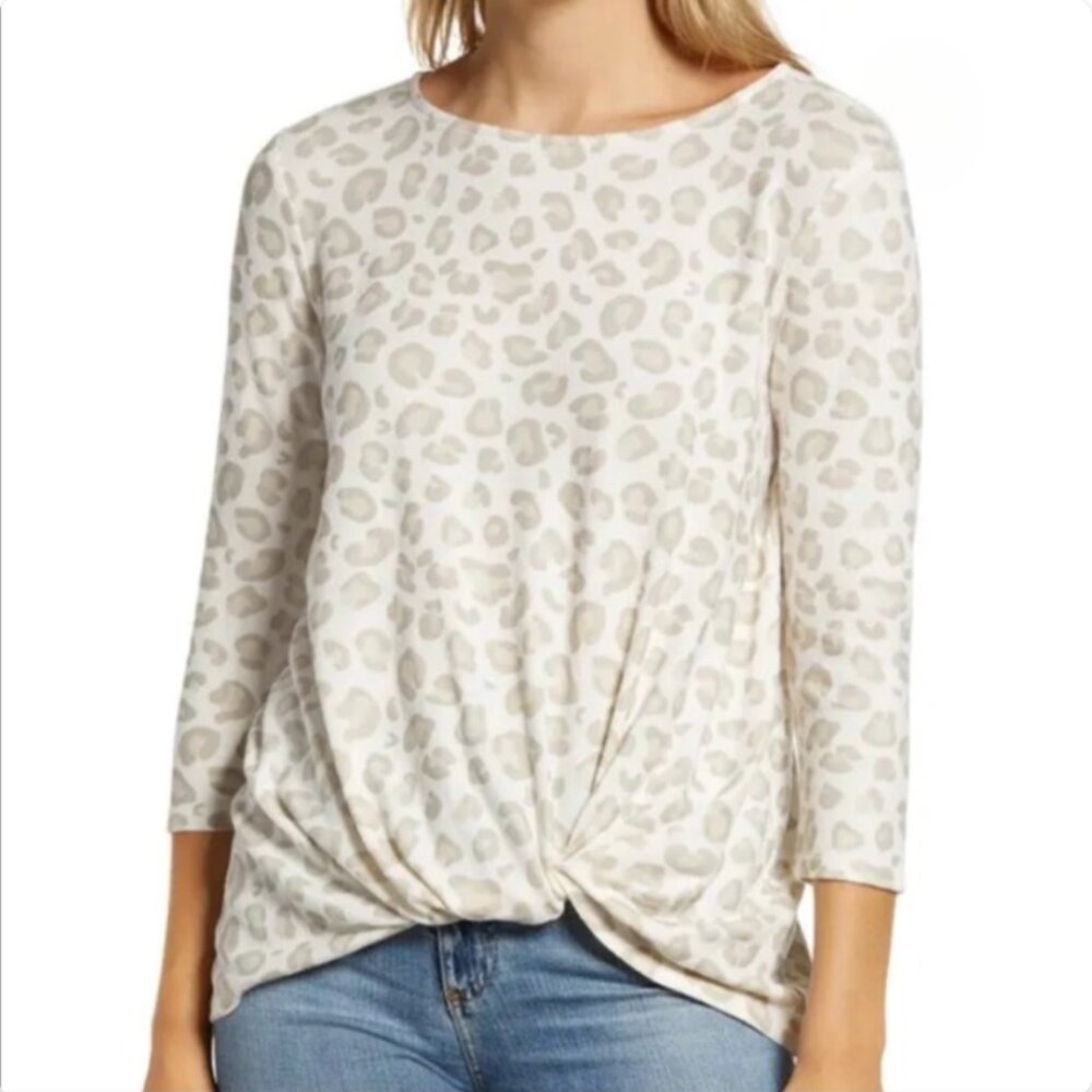 Nordstrom Gibson Cozy Twist Front Pullover NWT